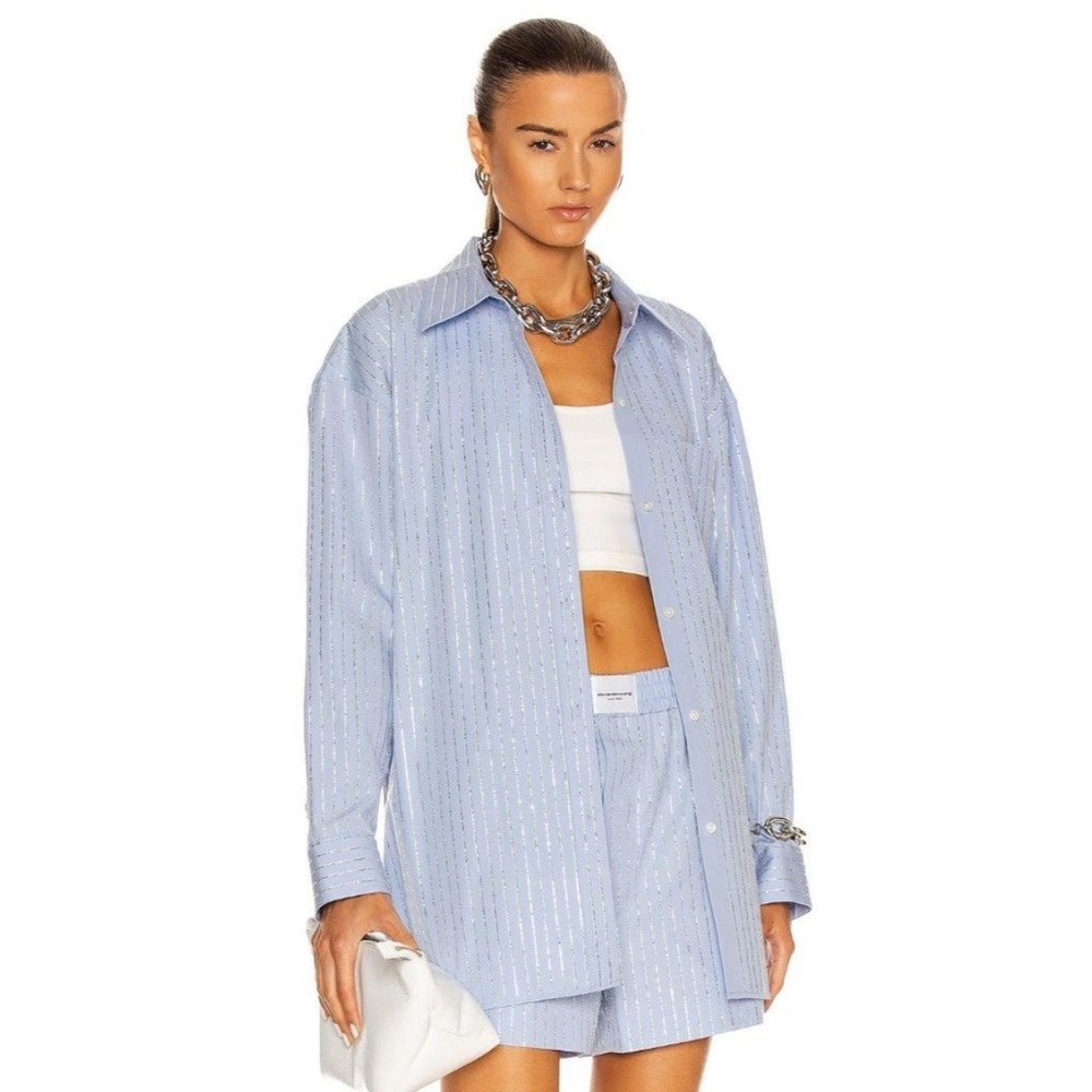 full set! ALEXANDER WANG Athena crystal-embellishe